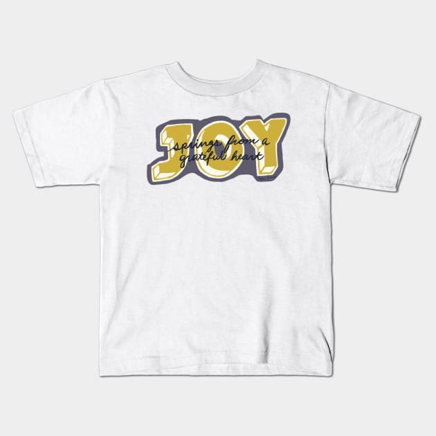 JOY Kids T-Shirt by mfrancescon13